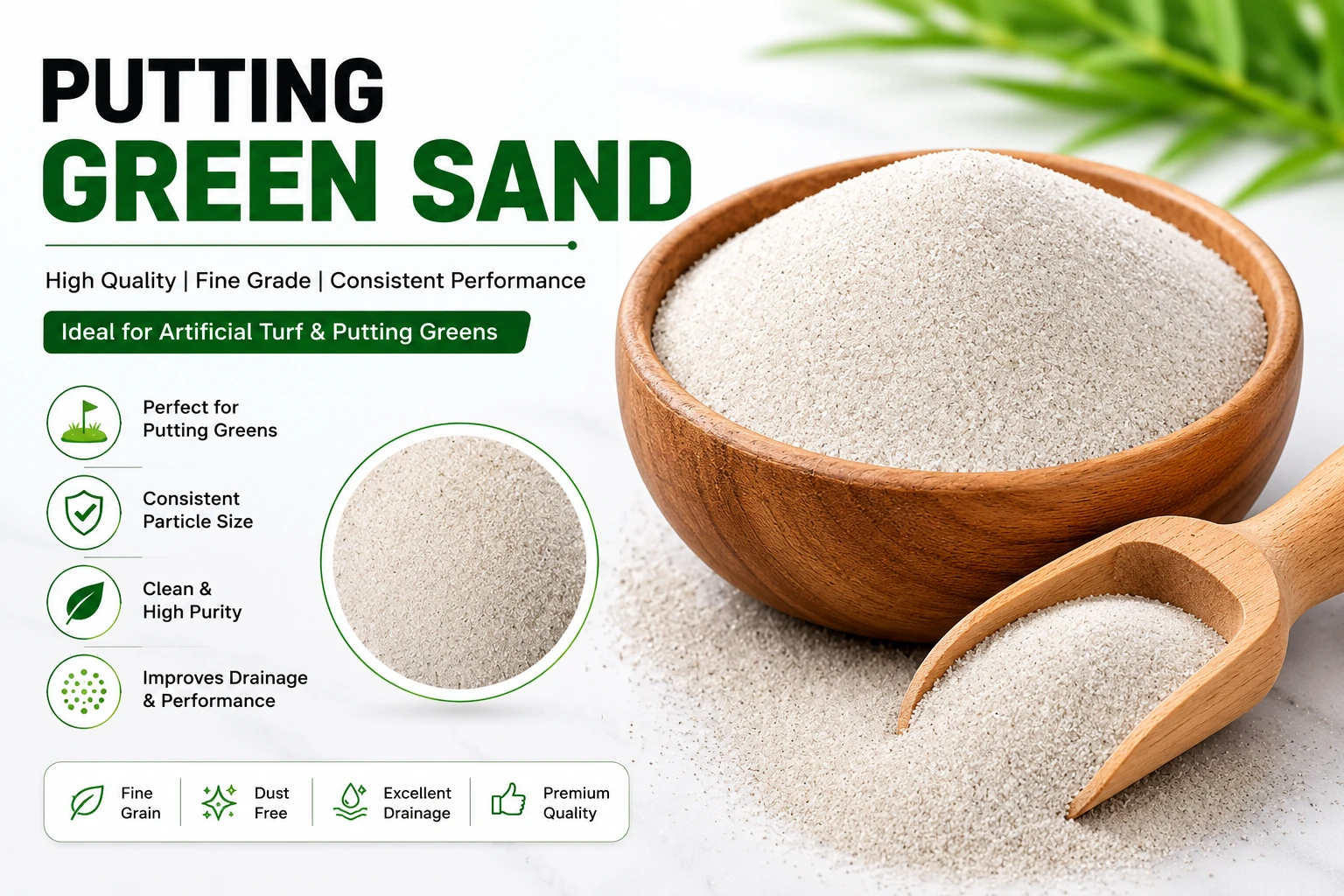 Putting Green Sand (Detail)