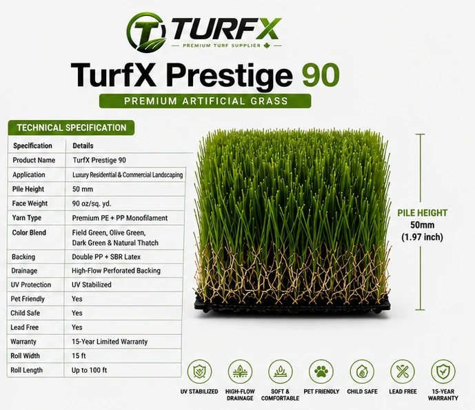 TurfX Prestige 90 (Detail)